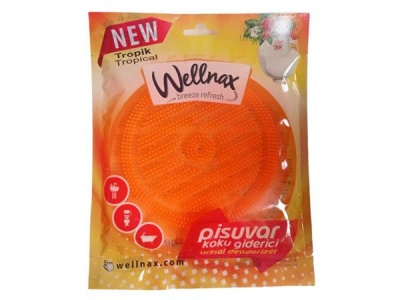 Piszoár illatosító rács, 50 g, "Wellnax", trópusi