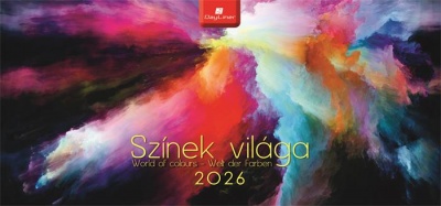 Naptár, asztali, álló, DAYLINER "Színek világa"