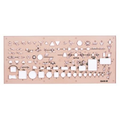 Elektronikai sablon, műanyag, KOH-I-NOOR "703071"