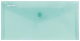 Irattartó tasak, DL, PP, patentos, DONAU, zöld