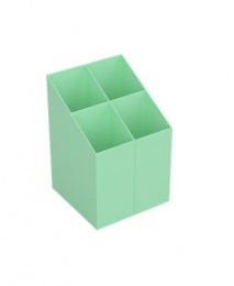 Írószertartó, ICO, pasztellzöld