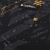 Hátizsák, iskolatáska, cipzáras, GABOL "Byte", fekete, geometrikus mintás